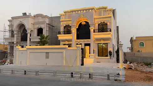 A dream villa in Al Muwaihat 2 featuring a classic design—perfect for those seeking a prime location in Ajman close to all amenities. It includes a sw