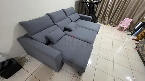 IKEA Esklstuna L shape Sofa Bed Dark Gray