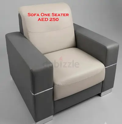 Modern Two Tone Single Seater Sofa Chair