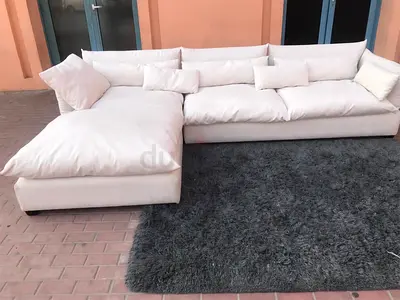 Selling high-quality Marina Home feather 🪶 filled Sofa Beige