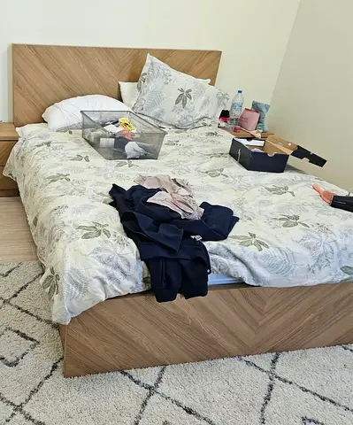 Queen wooden bed frame only