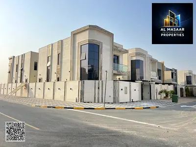Corner villa (water and electricity included) directly opposite services, one minute from Mohammed Bin Zayed Road, freehold ownership