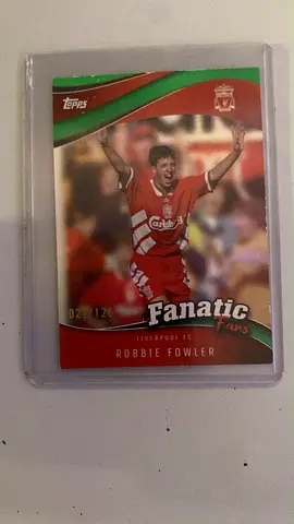 Robbie Fowler Topps Fanatic Fans Limited Card – 22/125