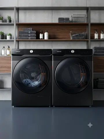 Samsung Latest Model WiFi 18.5kg Washer & 16kg Dryer Set – Like New, Perfect Working
