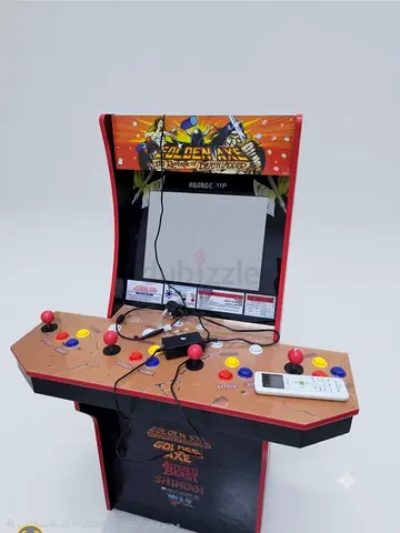 Stand-up Arcade Machine with Dual Controls — Golden Axe Themed