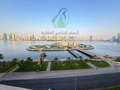 Four Bedroom Apartment in Al Majaz 3 with Free AC Parking Gym Pool Master Maid Room Built in Wardrobes Balcony and Direct Sea View