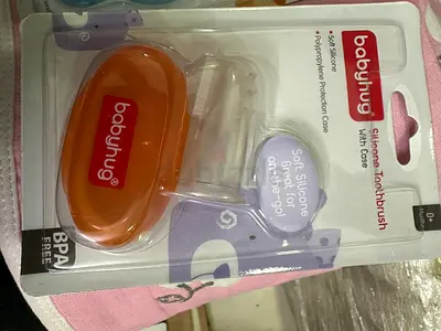 Babyhug Silicone Finger Toothbrush with Case