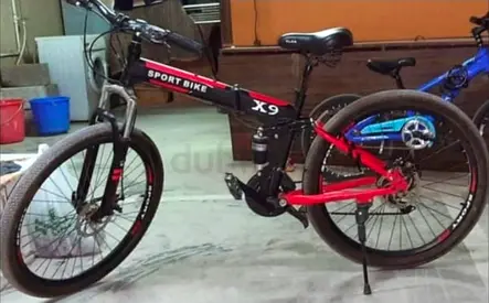 X9 Sport Bike – Black & Red Mountain Bike