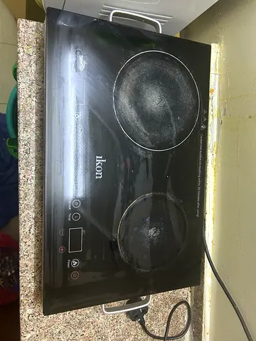 Ikon Double Induction Hob - Portable Electric Cooktop
