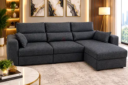 . Sofa Bed with Spacious Storage
Comes with a large built-in storage compartment underneath, ideal f