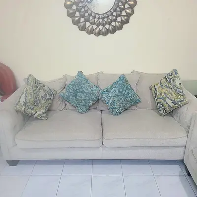 3 seater Sofa with branded cushions (Home r Us)