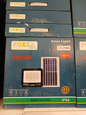 POKLA 1500W Solar Light (Brand New in Box)