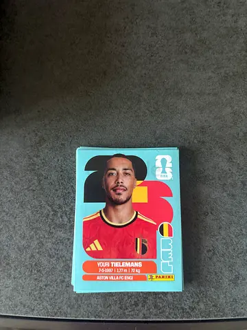 Panini Football Sticker Pack - Belgium Player Collection