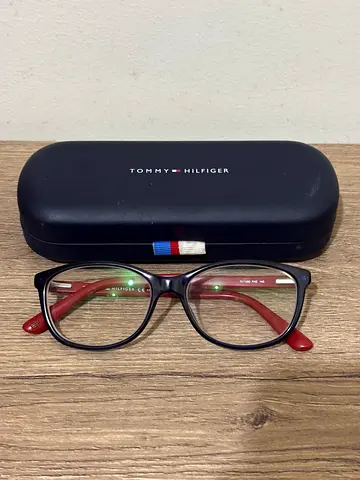 Tommy Hilfiger Eyeglasses with Original Case for kids (Unisex)