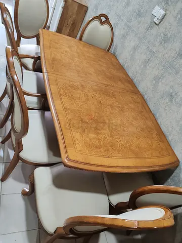 Classic Wooden Dining table without Upholstered Chairs