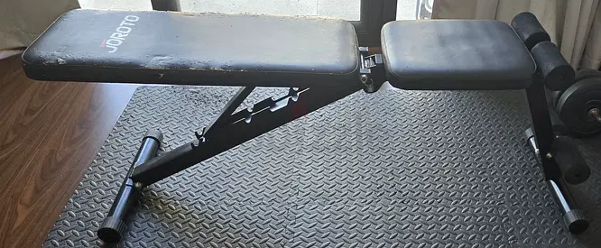 JOROTO Adjustable Weight Bench - Incline/Decline/Flat, Foldable