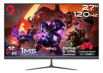 GAMEON 27 Inch 120Hz IPS Gaming Monitor - FHD 1080p
