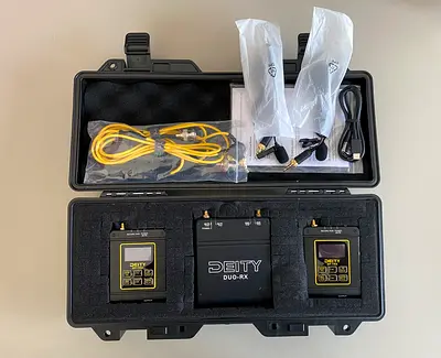 Deity Connect Duo-RX Wireless Dual-Channel 2.4Ghz Lavalier Mic Kit