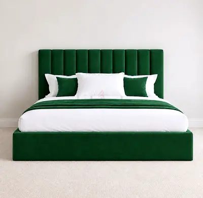 Brand New king size bed with madical mattress with storage bed available