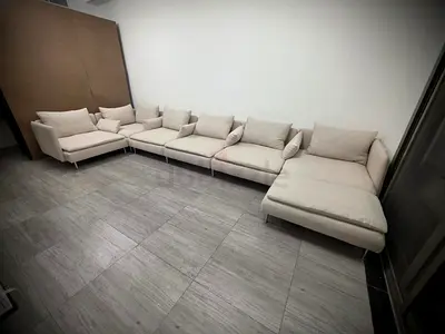 Beige Color IKEA Sodhremn Corner ushape Sofa beige