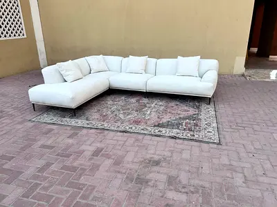 Loom collection L shape Sofa Beige