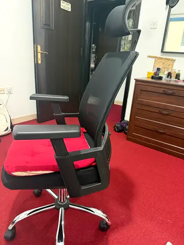 Ergonomic Mesh Office Chair with Adjustable Armrests and Wheels
