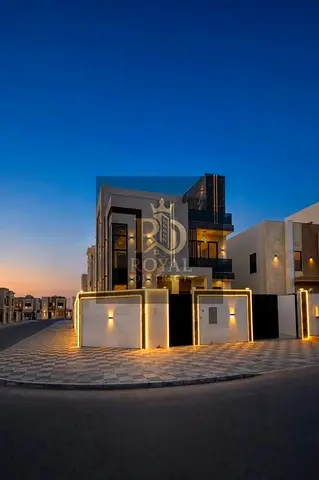 Luxuriously designed 3-story duplex villa in Al Helio 2 – situated on two streets; price includes fees