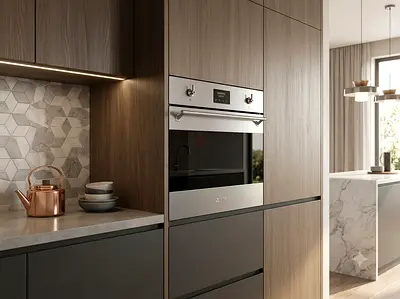 SMEG Latest Model Built-In Combi Microwave Oven – 60cm