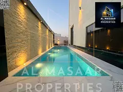 Corner villa on two streets, custom-finished, 5 master bedrooms and a private pool, price includes r