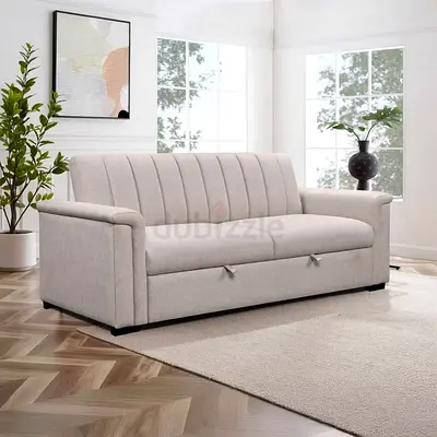 New premium high Quality 3 seater standard shape sofa bed with storage
