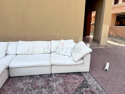 Marina home feather filled sofa Beige