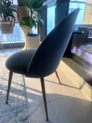 Modern Grey Upholstered Dining/Accent Chair - Set of 4 chairs