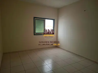 Two-bedroom apartment with living room in Al Majaz 3, Sharjah. Very clean, 2 bathrooms and a practical layout. Annual rent AED 44,999.