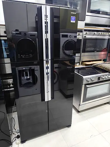 Hitachi brand 4 door fridge freezer with water Dispenser and ice maker