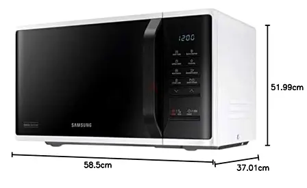 Samsung Solo Microwave with Quick Defrost, 23L | White