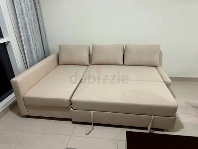 IKEA Friheten L-Shaped Sofa Bed with storage
