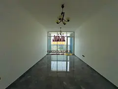 Stylish 1-bedroom apartment with a living room and balcony for rent in Al Majaz 2, featuring super d
