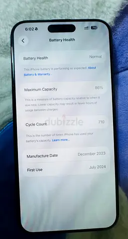 Iphone 15 pro max (Blue titanium)