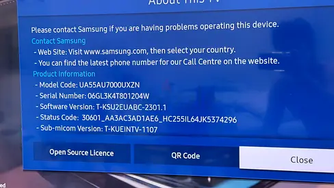 Samsung 55" 4K UHD Smart TV (AU7000) – Perfect Condition!