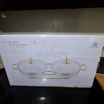 Double Food Warmer Chafing Dish Set (Brand New in Box)