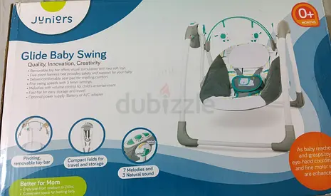 Glide Baby Swing - Portable electric baby swing (0+ months)