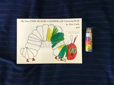 My Own Very Hungry Caterpillar Colouring Book