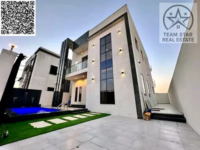 Luxury villa for rent in Al Zahia area, 4 master bedrooms with swimming pool