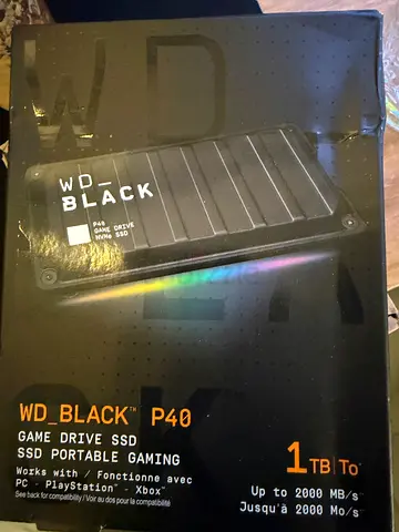 WD Black P40 1TB External SSD (sealed box)