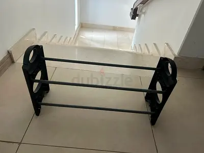 IKEA Multiple-Tier Shoe Rack, Black (3-tier) — Good Condition