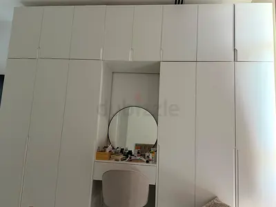 7 doors cabinet with dressing table Al Shamkha south