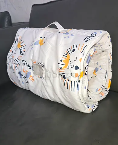 Foldable Baby Mattress / Portable Baby Sleeping Mat - Lion Print Size: 50x20x1.5 Inch