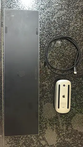 Apple Magic Mouse 2 with Lightning Cable and IKEA Computer Desk - Used