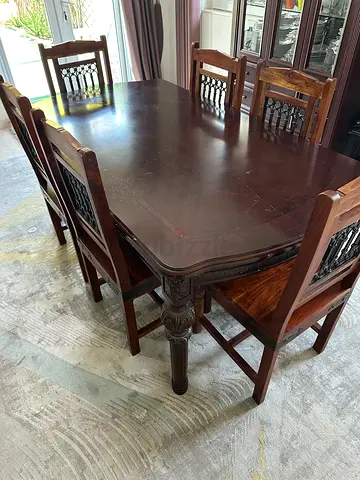 Dining table with chairs