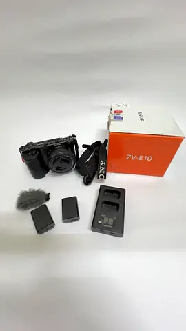 Sony ZV-E10 Mirrorless Camera with Accessories